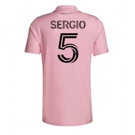 Inter Miami Sergio Busquets #5 Hemmakläder 2023-24 Kortärmad